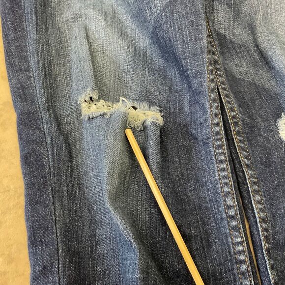 Hudson Jeans Womens 30 Bacara Straight Crop Mid Rise Light Wash Denim distressed - Picture 16 of 16